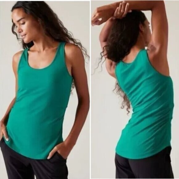 Athleta Outbound Scoop Neck Tank in Green - S - Picture 1 of 7